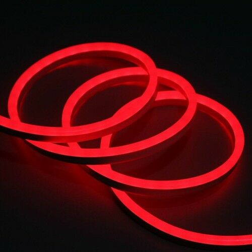 Kırmızı Neon Led 220 V Tak Çalıştır 5m 220 volt 8x16mm 1S