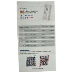 Tuya Destekli Wifi Kontrollü Dimmer Şerit Led Kontrol Devresi 5-24V