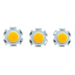 12V 5W COB LED Gün Işığı 3000K 20mm 3 Adet