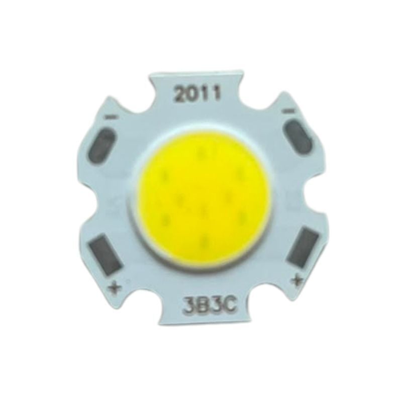 12V 5W Cob Led Beyaz 6000Kelvin 20mm 12 Volt  5 Watt Cob Led (3 Adet)