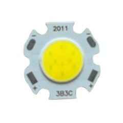 12V 5W Cob Led Beyaz 6000Kelvin 20mm 12 Volt  5 Watt Cob Led (3 Adet)