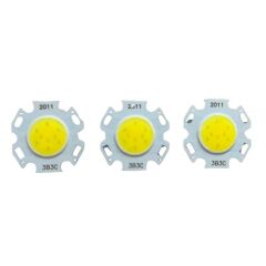 12V 5W Cob Led Beyaz 6000Kelvin 20mm 12 Volt  5 Watt Cob Led (3 Adet)