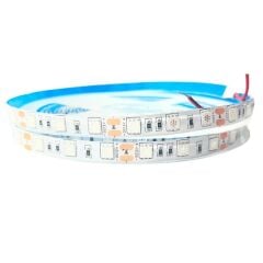 UV Şerit LED Üç Çipli 5050 SMD 60/m Dış Mekan 5mt 12V Black Light 10MM