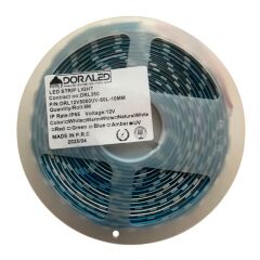 UV Şerit LED Üç Çipli 5050 SMD 60/m Dış Mekan 5mt 12V Black Light 10MM