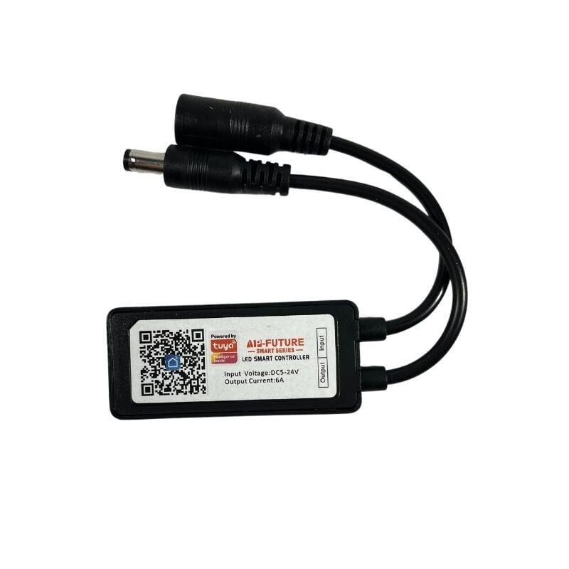 Tuya Destekli Wifi Kontrollü Siyah  Dimmer Şerit Led Kontrol Cihazı 5-24V
