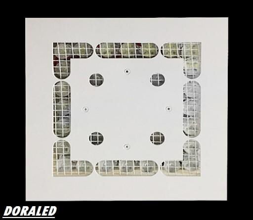 Animasyonlu Kuyumcu Aydınlatma Led Armatür (Kare) Beyaz+Günışığı