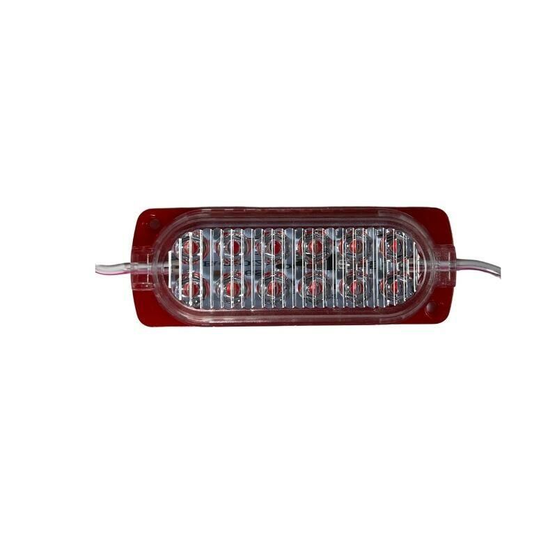24 Volt Kırmızı 1.2 Watt Animasyonlu Çakar Modül 3 Ledli