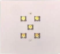 Kuyumcu Aydınlatma Kare Gömme Armatür 5 Cree Ledli Beyaz 6000-6500K