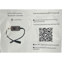 COB RGB ŞERİT LED SET BLUETOOTH KONTROL(SİYAH) 360/1M LEDLİ 5 METRE PLASTİK ADAPTÖR