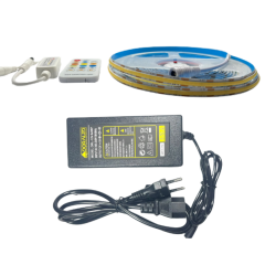 TUNABLE COB ŞERİT LED SET RF KUMANDALI ÇİFT RENKLİ COB ŞERİT LED 5M