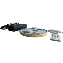 TUNABLE COB ŞERİT LED SET RF KUMANDALI ÇİFT RENKLİ COB ŞERİT LED 5M