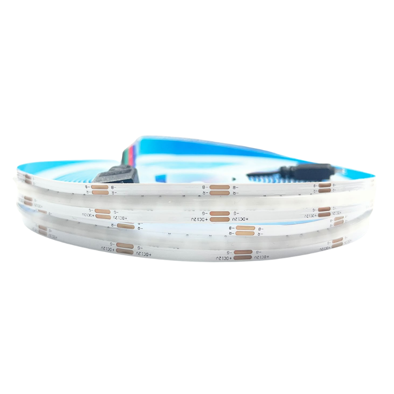 12V RGB COB ŞERİT LED 10MM PCB ESNEK RGB 360 LEDLİ IP20 5M
