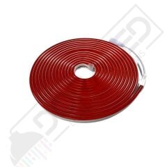 12 Volt 6x12mm Kırmızı Esnek Neon Led 5 Metre (1 cm'de Kesilebilir.)