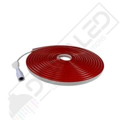 12 Volt 6x12mm Kırmızı Esnek Neon Led 5 Metre (1 cm'de Kesilebilir.)