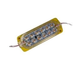 12 Volt Sarı 2.4 Watt Animasyonlu Çakar Modül 12 Ledli