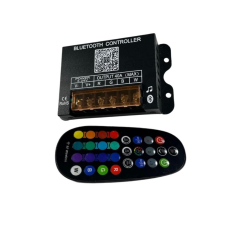 Bluetooth+RF Kumandalı Muzik Modlu RGBW Led Kontrol Kumandası 5-24V 40A