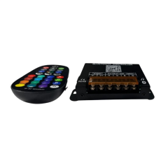 Bluetooth+RF Kumandalı Muzik Modlu RGBW Led Kontrol Kumandası 5-24V 40A
