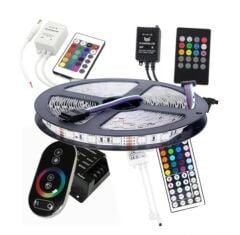 RGB ŞERİT LED  VE KUMANDALI  (5050 1M/60 LEDLİ 3 Çipli )
