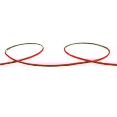 12V 3MM İnce Esnek Cob Şerit Led Kırmızı 400 Ledli IP20 5M