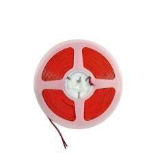 12V 3MM İnce Esnek Cob Şerit Led Kırmızı 400 Ledli IP20 5M