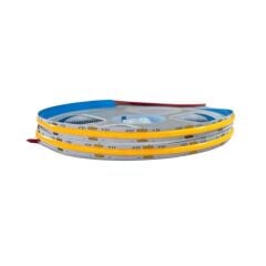 12V 8MM Esnek Cob Şerit Led Amber 320 Ledli IP20 5M