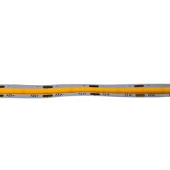 12V 8MM Esnek Cob Şerit Led Amber 320 Ledli IP20 5M