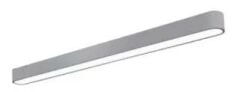 OVALYUM LİNEER AYDINLATMA ARMATÜR Siyah - Beyaz 6000-6500K - Çap:100cm (1m) - 32W - 4160Lm