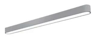 OVALYUM LİNEER AYDINLATMA ARMATÜR Siyah- Natural Beyaz 4000-4500K - Çap:100cm (1m) - 32W - 4160Lm