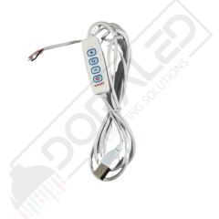 Çift Renk 100 cm Dimmer'li USB Erkek Kablo 2 Amper On/Off Switch'li Ucu Açık Dim Edilebilir USB Kablo