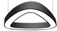 ÜÇGEN AYDINLATMA LİNEER ARMATÜR Beyaz 6000-6500Kelvin - Çap : 40x40cm (1,6m) - 45W - 5,850Lm