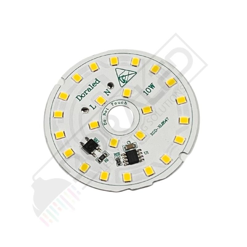 220Volt 10Watt Smd 2835 Ledli Led Modül Gün Işığı 10mm Delik Çaplı 220V 10W Avize Ledi 56mm(3 Adet)