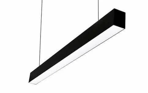 LİNEER AYDINLATMA ARMATÜR SIVA ÜSTÜ  Siyah - Beyaz 6000-6500K - 50cm (Askı Aparatı Dahildir)