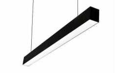 LİNEER AYDINLATMA ARMATÜR SIVA ÜSTÜ Siyah - Natural Beyaz 4000-4500K - 120cm (Askı Aparatı Dahildir)