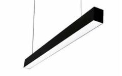 LİNEER AYDINLATMA ARMATÜR SIVA ÜSTÜ Siyah -  Gün Işıgı 3000-3200K - 100cm (Askı Aparatı Dahildir)