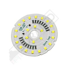 12Volt 10Watt Smd 2835 Ledli Led Modül Beyaz 10mm Delik Çaplı 12V 10W Avize Ledi 56mm(3 Adet)