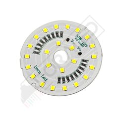 12Volt 10Watt Smd 2835 Ledli Led Modül Beyaz 10mm Delik Çaplı 12V 10W Avize Ledi 56mm(3 Adet)