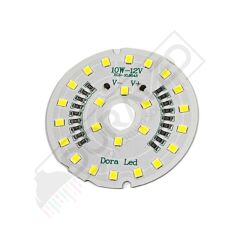 12Volt 10Watt Smd 2835 Ledli Led Modül Beyaz 10mm Delik Çaplı 12V 10W Avize Ledi 56mm(3 Adet)