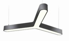 ÜÇGEN LİNEER AYDINLATMA ARMATÜR RADÜSLÜ Siyah - Beyaz 6000-6500K - Çap : Q60-30X30cm (0,9m) - 30W - 3900Lm