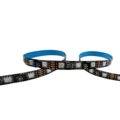 Televizyon Monitör Arkası RF Kumandalı Rgb Şerit Led 1 Metre 60Led/m