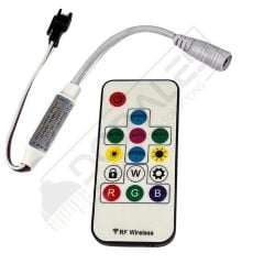SP104E WS2811-WS2812 Volt ARGB Pixel Kontrol Devresi RF Kumandalı Magic Led
