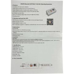 WS2811-WS2812 ARGB Pixel Led SP107E Müzik Kontrol Cihazı Bluetoothlu