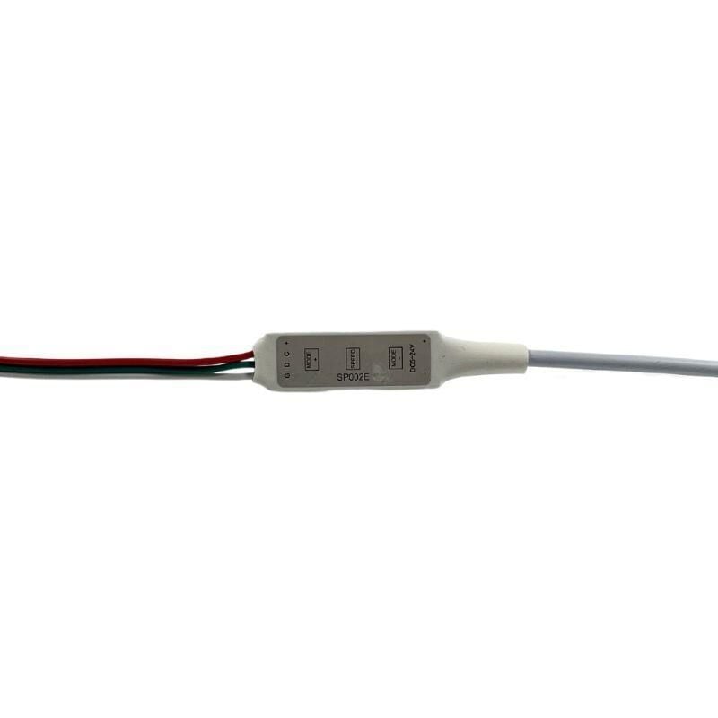 WS2811-WS2812 DC5-24V Volt SP002E ARGB Pixel Kontrol Cihazı (Butonlu)