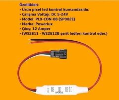 WS2811-WS2812 DC5-24V Volt SP002E ARGB Pixel Kontrol Cihazı (Butonlu)