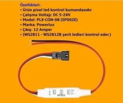 WS2811-WS2812 DC5-24V Volt SP002E ARGB Pixel Kontrol Cihazı (Butonlu)