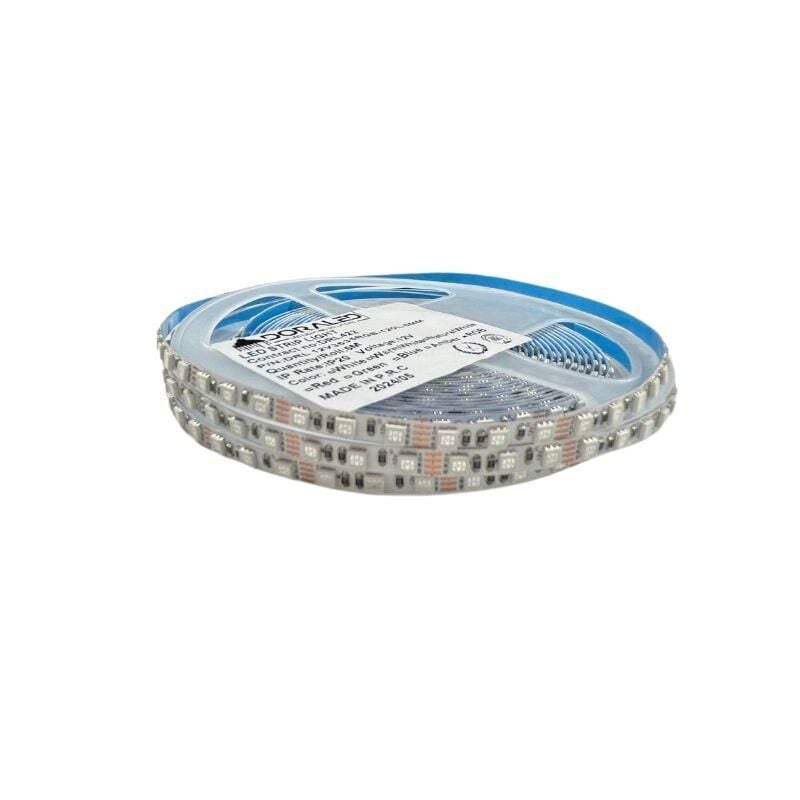 12V 5mm 120 Ledli RGB Şerit Led İnce PCB Li Şerit Led 5Mt