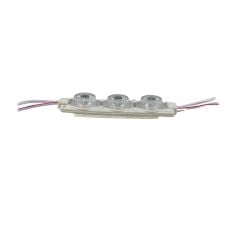 24 Volt  Gün Işığı Watt 3 lü Lensli 3030 Reklamcı Modül (10 Adet)