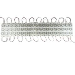 24 Volt Beyaz 3 Watt 3 lü Lensli 3030 Reklamcı Modül (10 Adet)