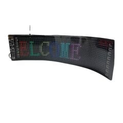 Bluetooth Lu Telefon Kontrollü SD1664 Flexible Matrix Led Ekran 5-12V (370*87 mm)