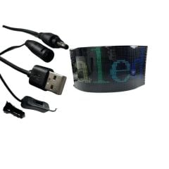 Bluetooth Lu Telefon Kontrollü SD3264 Flexible Matrix Led Ekran 5-12V (360*200 mm)