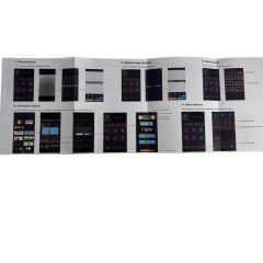 Bluetooth Lu Telefon Kontrollü SD1696 Flexible Matrix Led Ekran 5-12V (652*102 mm)